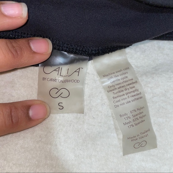 Caila Women’s Black Legging High Rise Crop Size S - Picture 7 of 10